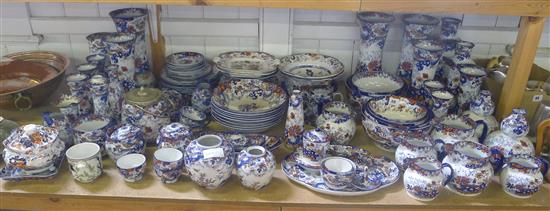 Collection of Ridgeways Imari pattern pottery